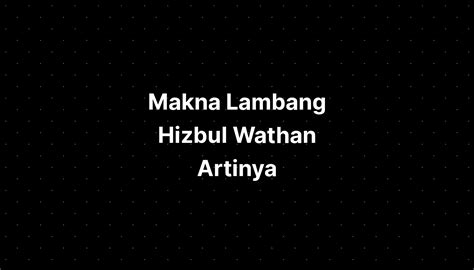 Hizbul Wathan - Gerakan Pemuda Muslim di Indonesia